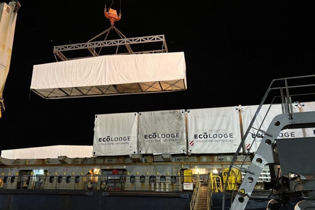 <p>Comienzan las instalaciones para el hotel más austral del mundo</p>