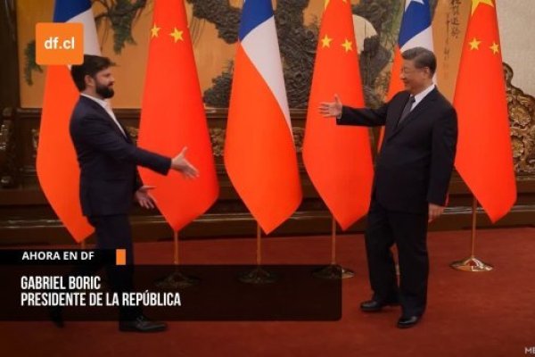 <p>Ahora en DF | Boric se reúne con Xi Jinping: “Quiero reafirmar nuestra voluntad irreductible de seguir conversando con todos los actores”</p>