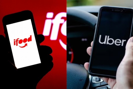 Uber e iFood anuncian integración de sus aplicaciones para ampliar su oferta en Brasil