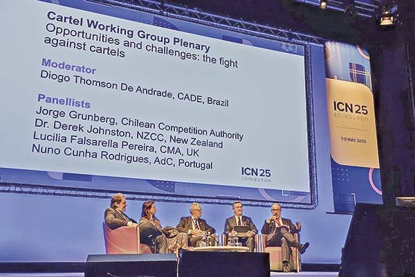 <p>Jorge Grunberg en la versión de la Reunión Anual de la International Competition Network (ICN)</p>