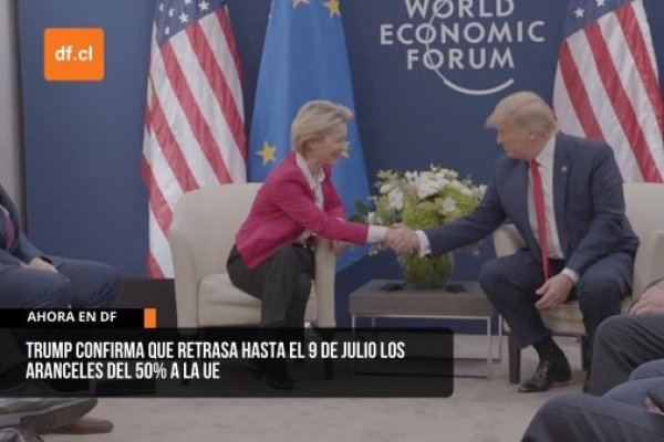 <p>Ahora en DF | Trump confirma que retrasa hasta el 9 de julio los aranceles del 50% a la UE</p>
