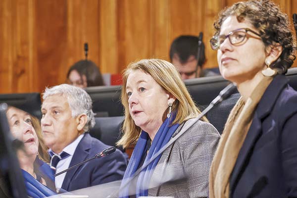 <p>La subsecretaria de Hacienda, Heidi Berner, junto con la ministra de Medio Ambiente, Maisa Rojas.</p>