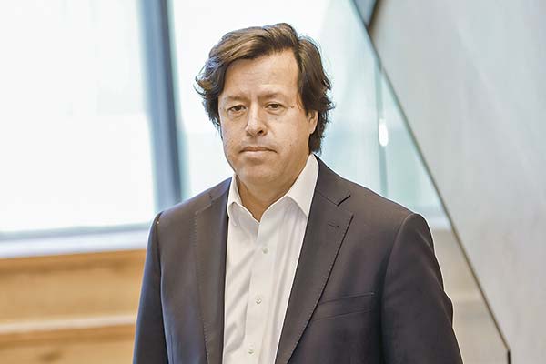 <p>Víctor Ríos, socio fundador del estudio Molina Ríos Abogados. Foto: Julio Castro.</p>