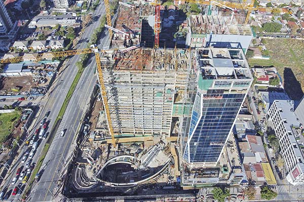 <p>Proyecto Eco Egaña, paralizado desde marzo de 2023. Foto: Aton</p>