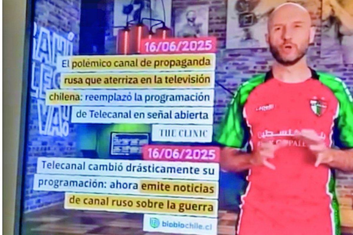 <p>La parodia que hizo la señal rusa RT sobre su aterrizaje en Chile</p>
