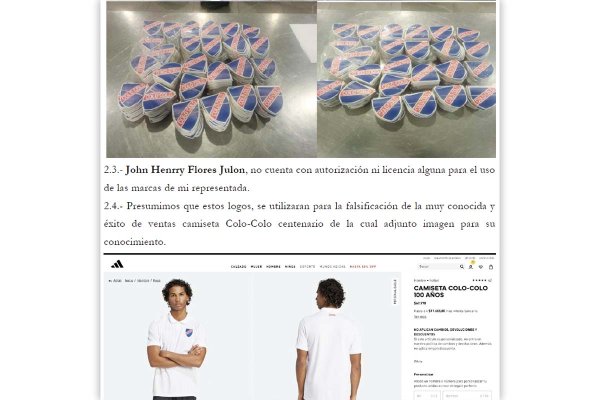 Blanco y Negro acusa: “La falsificación de las marcas de Colo Colo hoy son a mayor escala”