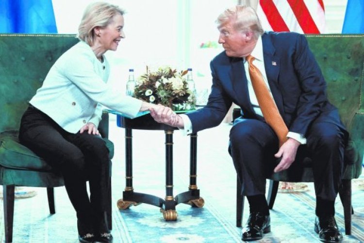 <p>Estados Unidos y la Unión Europea cierran acuerdo y evitan guerra comercial</p>