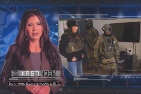 La trastienda del comercial antiinmigración de Kristi Noem, la secretaria de seguridad de Trump