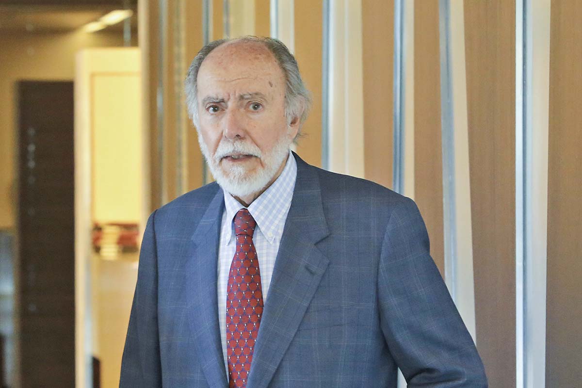 <p>El histórico penalista y académico, Luis Ortiz Quiroga. Foto: Rodolfo Jara</p>
