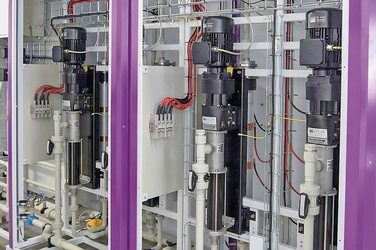 <p>Planta de tratamiento de aguas con tecnología de electrocoagulación.</p>
