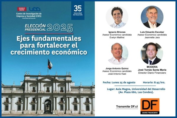 <p>DF Live | Revive el seminario Presidenciales 2025: Ejes fundamentales para fortalecer el crecimiento económico</p>