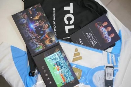 China TCL se mete de lleno al fútbol argentino y se convierte en sponsor de la selección nacional