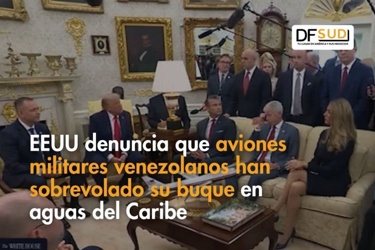 <p>Ahora en DF SUD | EEUU denuncia que aviones militares venezolanos han sobrevolado su buque en aguas del Caribe</p>