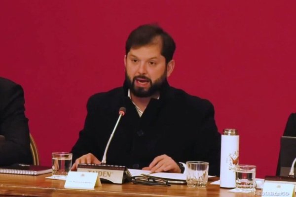 <p>Ahora en DF | Boric por denuncia de red de bots: "No queremos que la desinformación haga daño a nuestra democracia"</p>