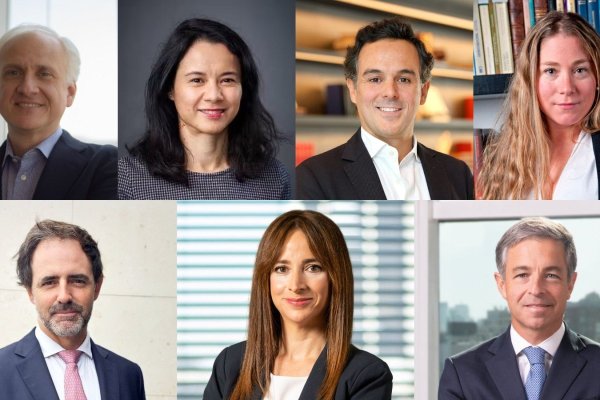 <p>, Enrique Benítez (socio Dentons, Chile),Yoko Takagi (socia DL Piper, España), Jorge Perujo (socio Ontier, España), Macaren Ravinet (socia Cuatrecasas, Chile), Juan Vigón (socio Dentons), Diana Rivera (socia Cuatrecasas, España) y Jaime de Larraechea (socio Garrigues, Chile).</p>