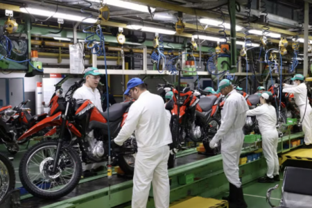 Honda invertirá casi US$ 300 millones en fábrica de motocicletas en la ciudad brasileña Manaos