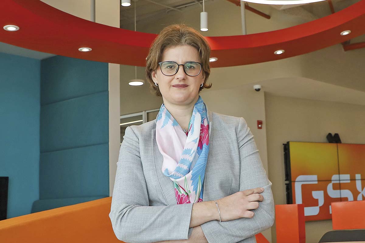 <p>La gerenta general de GSK en Chile, Perú y Ecuador, Erika Pagani. Foto: Julio Castro</p>
