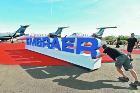 Brasileña Embraer alcanza ganancias netas por US$ 54,4 millones en el tercer trimestre de este año