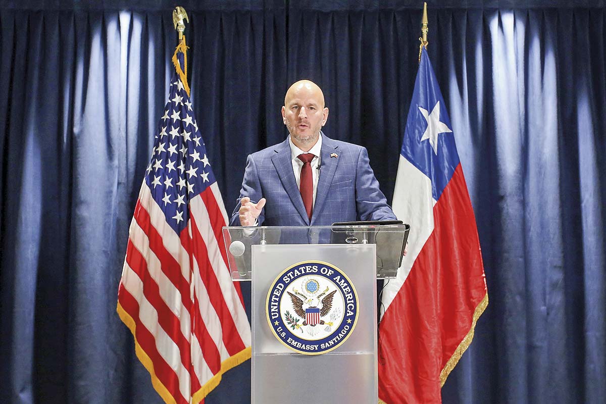 <p>El embajador de Estados Unidos en Chile, Brandon Judd. Foto: Aton Chile</p>