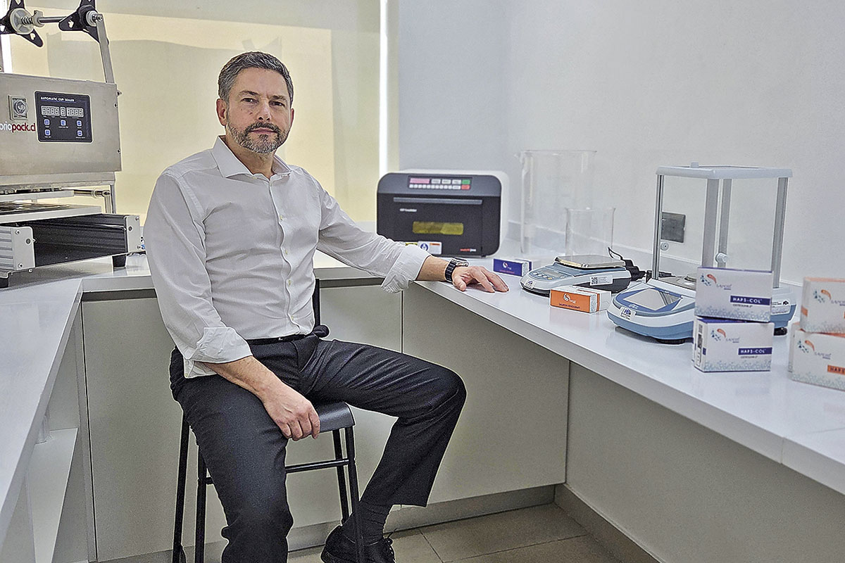 <p>Gastón Dupré, cofundador de Salmoss Biotech.</p>