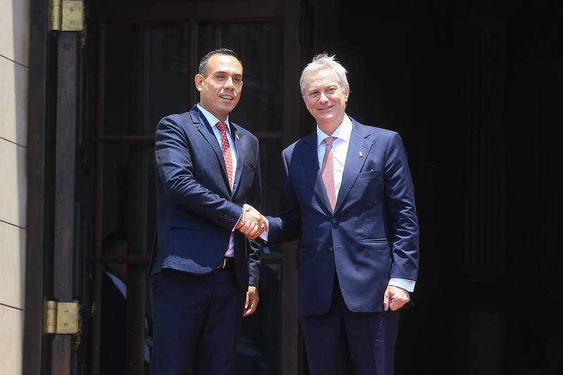<p>Kast destaca cooperación en seguridad e inversiones tras reunión con Presidente peruano José Jerí</p>