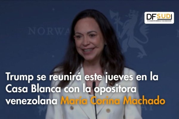 <p>Ahora en DF SUD | Trump se reunirá este jueves en la Casa Blanca con la opositora venezolana María Corina Machado</p>