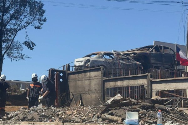 Punta de Parra después de los incendios en Biobío