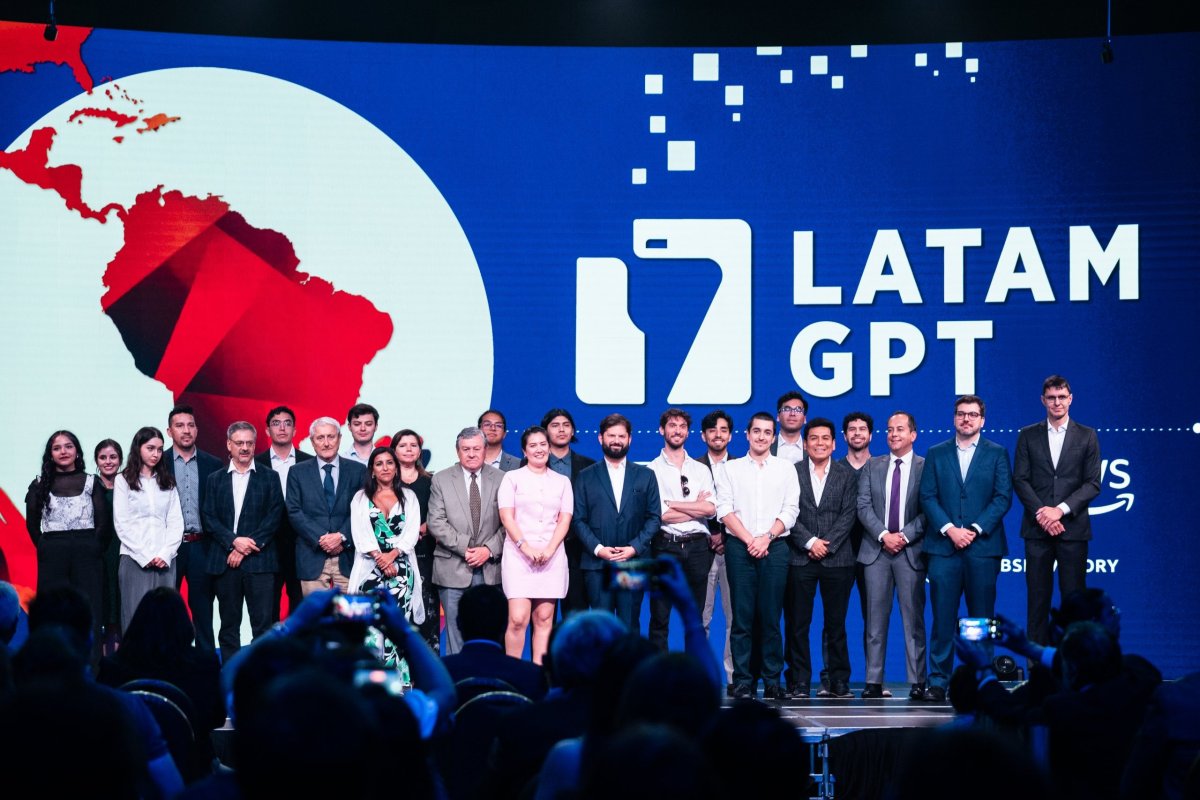 <p>El Presidente Gabriel Boric encabezó el lanzamiento del modelo de IA.</p>