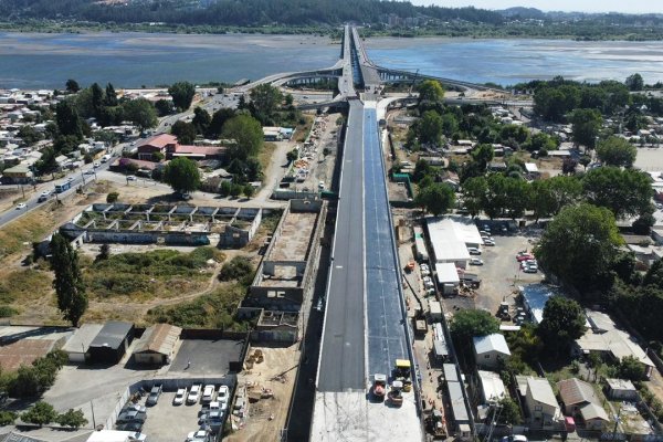 Conectará al Gran Concepción: Viaducto Chacabuco supera 83% de avance y prepara entrega para junio