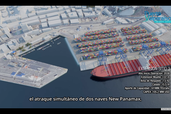 Ampliación de Puerto de Valparaíso entra en fase clave y gremios prevén mejora competitiva