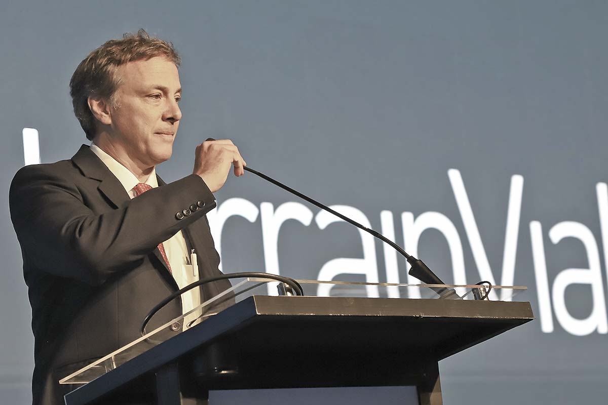 <p>Andrés Trivelli, gerente general de la matriz del Grupo LarrainVial. Foto: Julio Castro.</p>