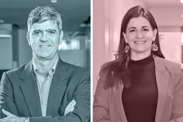 <p>El exgerente de planificación y desarrollo de AFP Habitat, León Fernández. La vicepresidenta ejecutiva de FIAP, Karol Fernández. Fotos: Julio Castro y Archivo </p>