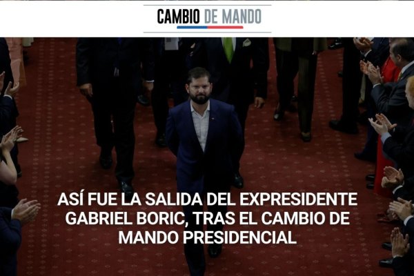 <p>Cambio de mando | Así fue la salida del expresidente Gabriel Boric, tras el cambio de mando presidencial</p>