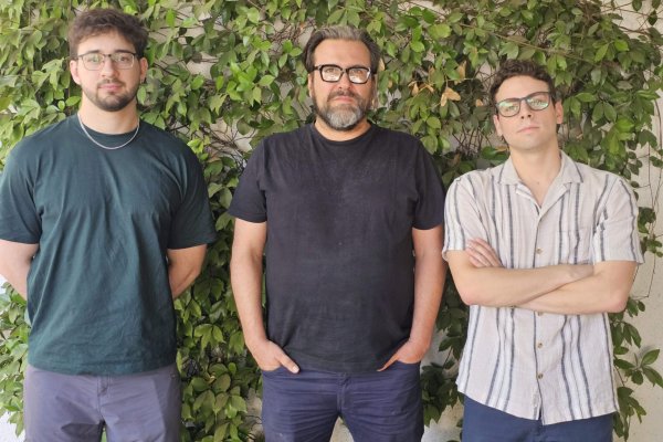 <p>Martín Borquez, Andrés Valdivia y Bruno Farfán, de Skip.</p>