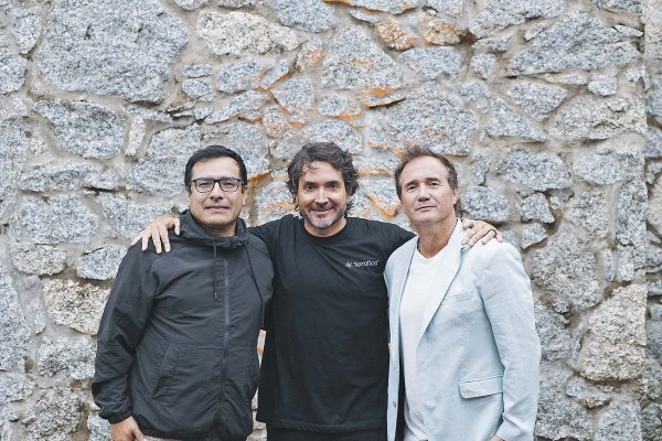 <p>Felipe Aquea (Rubisco), Facundo Garretón (Terraflos) y José Pablo García (Rubisco).</p>
