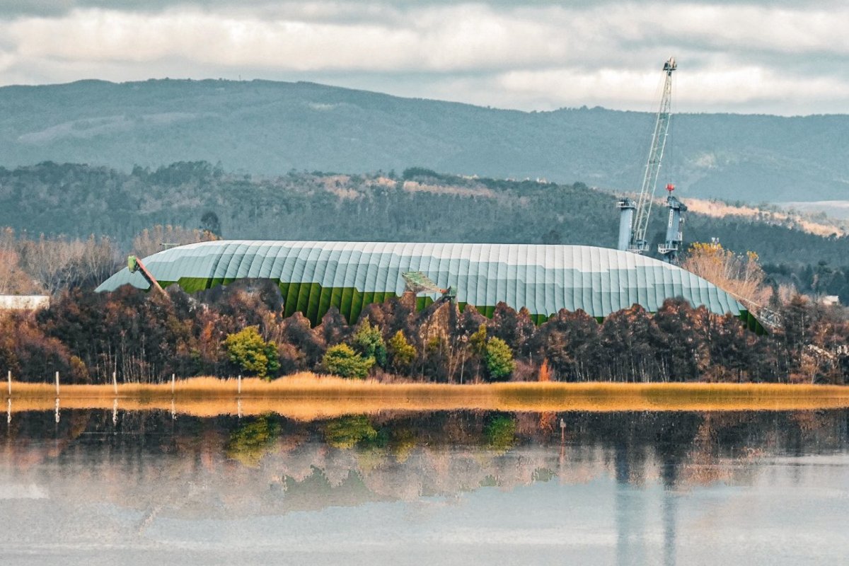 <p>El domo geodésico de Valdivia</p>