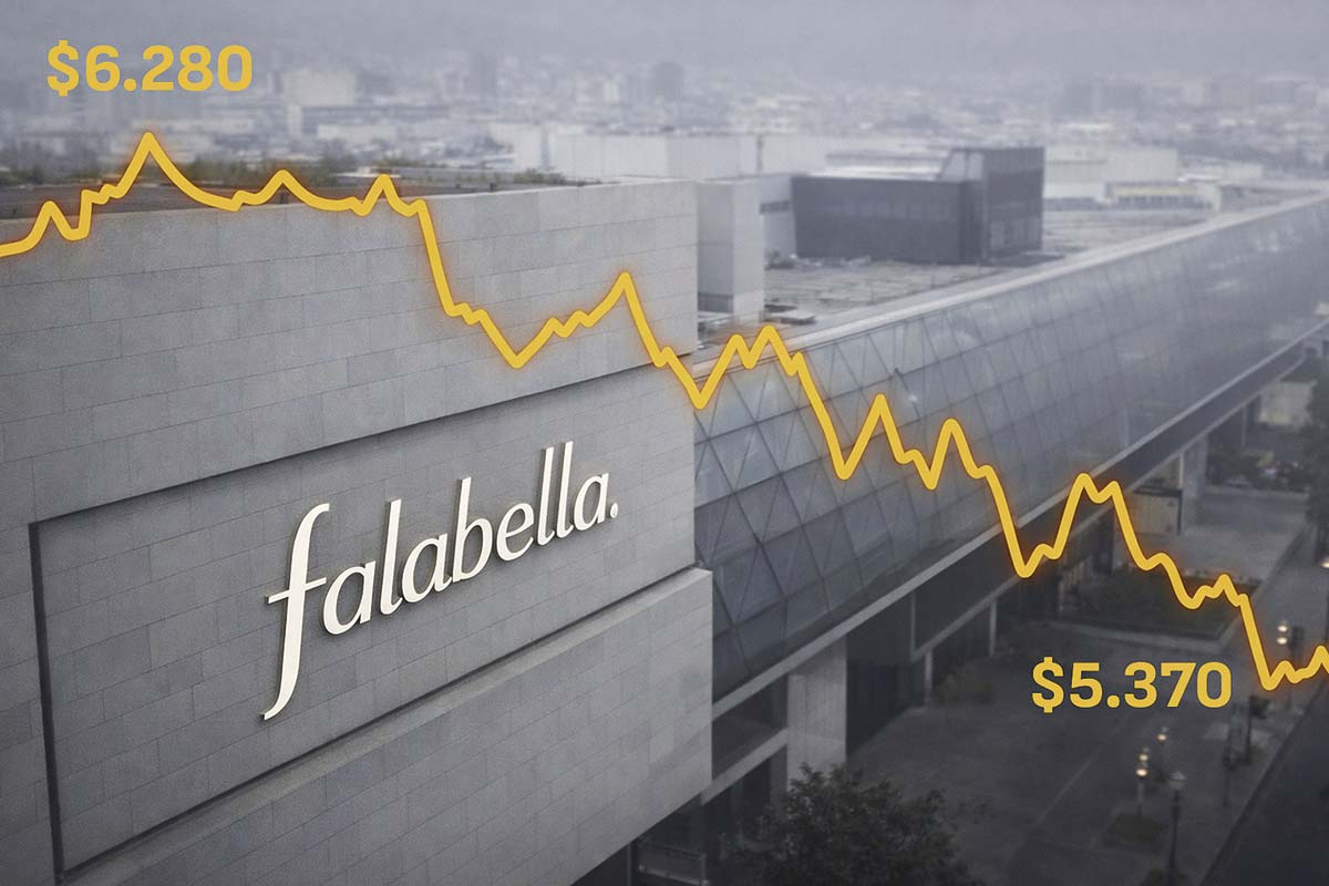 <p>Falabella cae un 14% desde la salida de Ostalé</p>