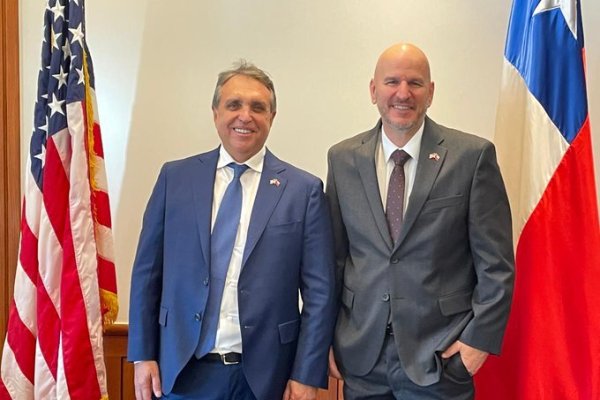 El embajador Brandon Judd felicita a su par Andrés Ergas por su designación en Washington: "Estoy listo para que su gestión sea exitosa"