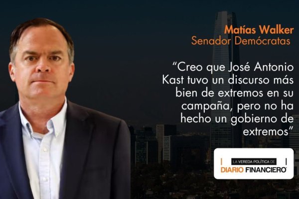 Vereda Política | Matías Walker por el proyecto misceláneo: “Es plenamente posible volver a conciliar en Chile crecimiento económico con justicia social”
