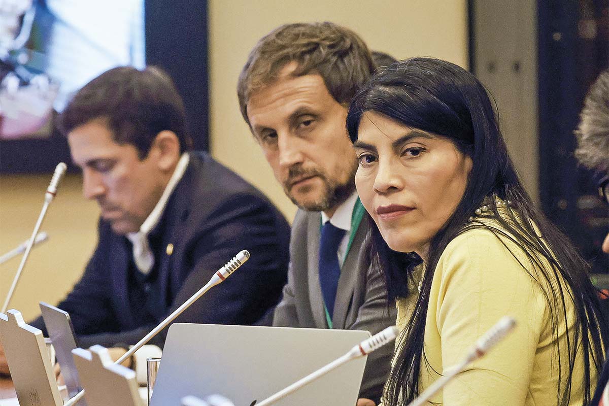 <p>El exsubsecreatario de Ciencia, Rafael Araos, y la ministra de la cartera, Ximena Lincolao. Foto: Aton.</p>