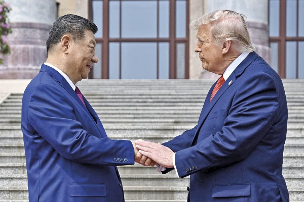 <p>Trump le dijo a Xi que era “un honor” que sostuvieran la relación más larga entre un Presidente de China y uno de EEUU. Fotos: Reuters</p>
