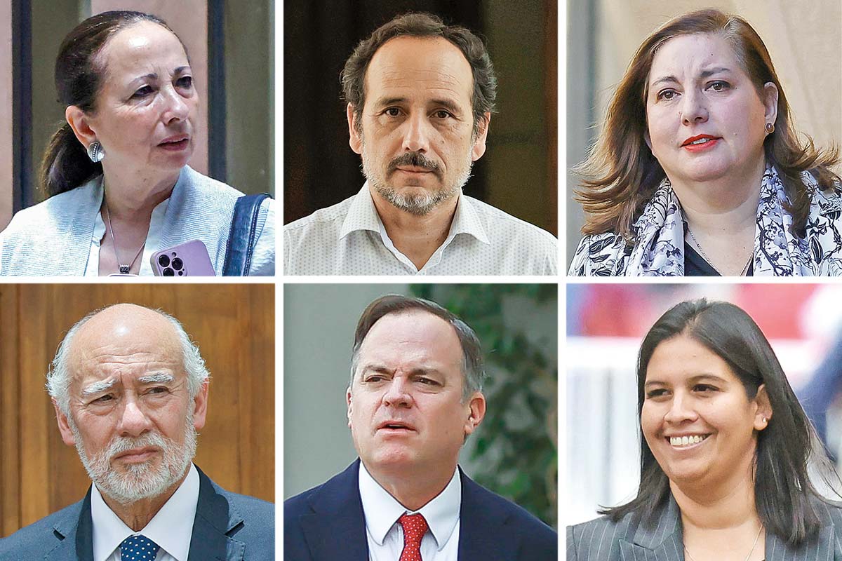 <p>Alejandra Sepúlveda, senadora independiente. Daniel Núñez, senador del PC. Paulina Vodanovic, senadora y presidenta del PS. Iván Flores, senador de la DC. Andrea Balladares, senadora y presidenta de RN. Matías Walker, senador exdemócratas. Fotos: Aton</p>