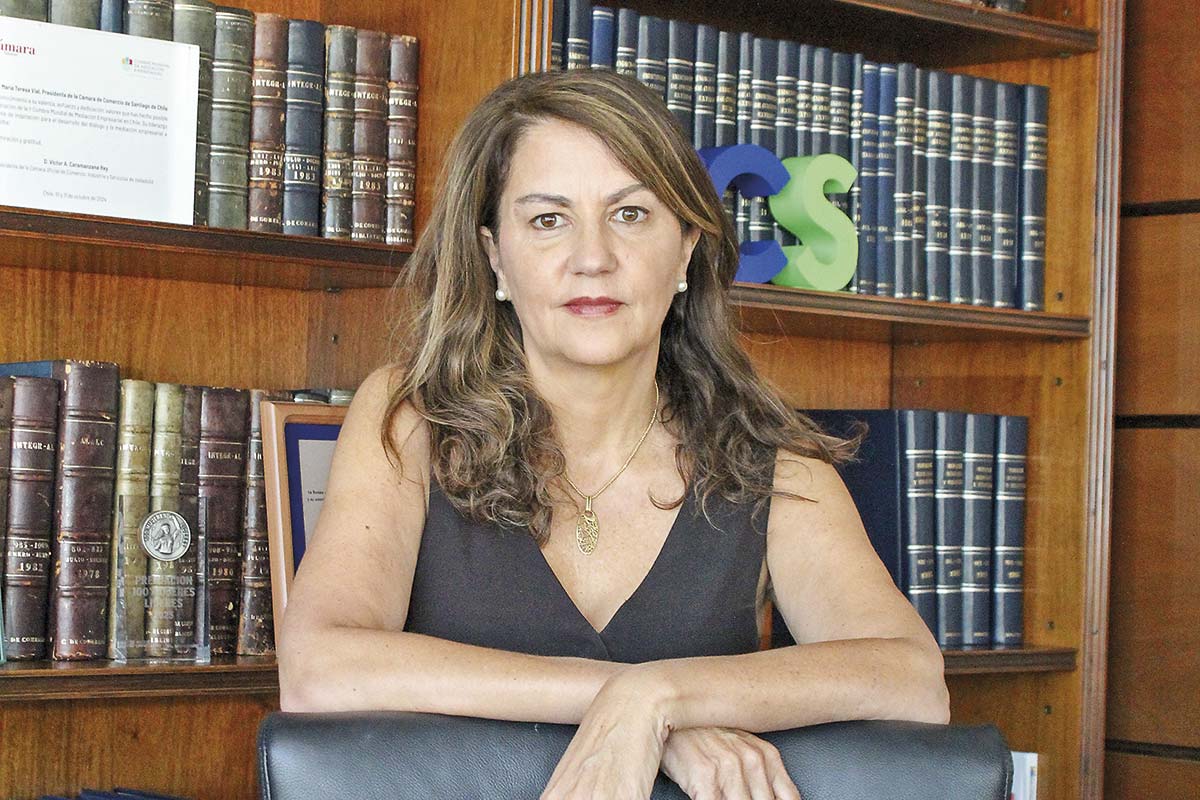 <p>María teresa Vial, presidenta Cámara de Comercio de Santiago:“Este dato (el Imacec) pone más urgencia a la agenda de reactivación”</p>