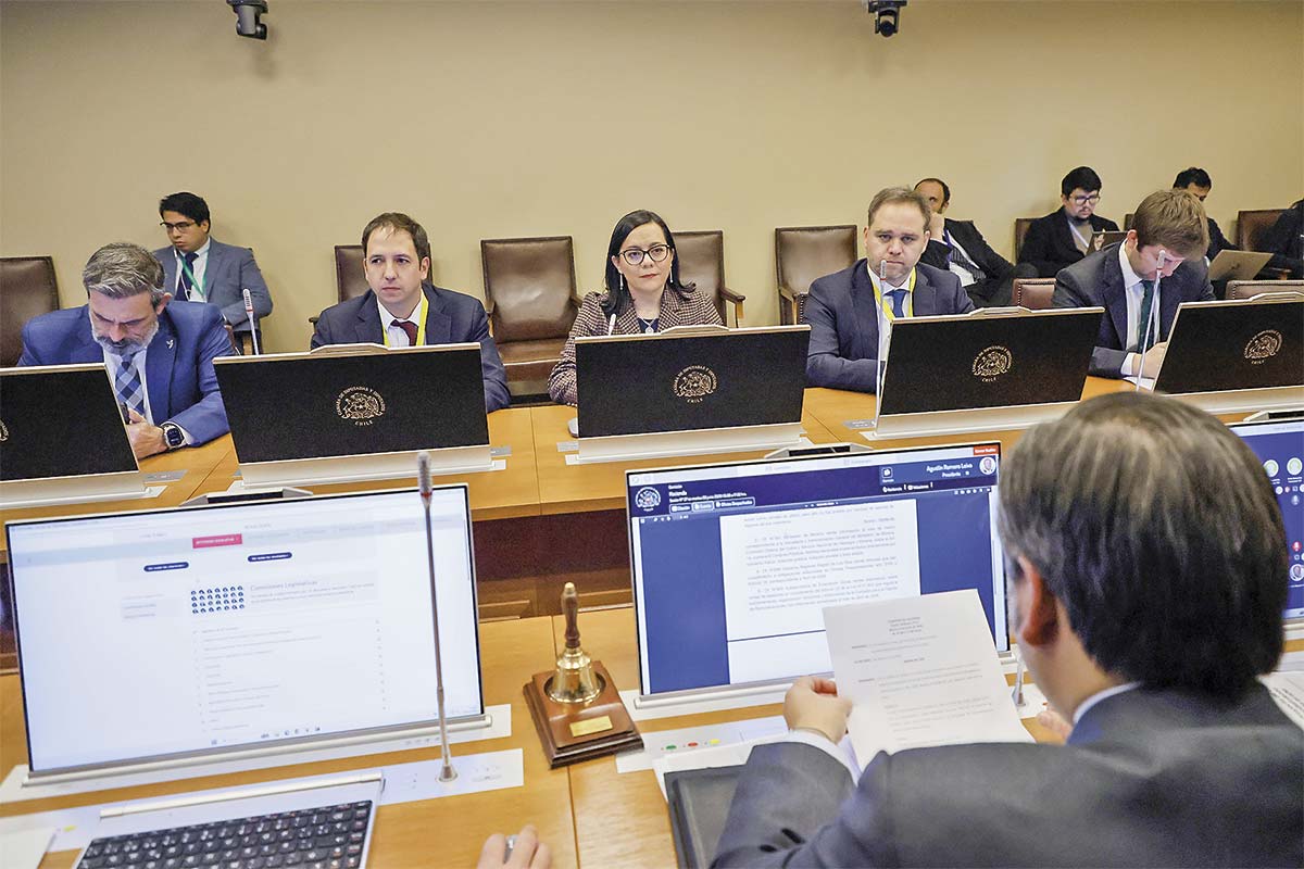 <p>Por segundo día consecutivo, CFA -presidido por Paula Benavides- llegó al Congreso. Foto: Aton.</p>