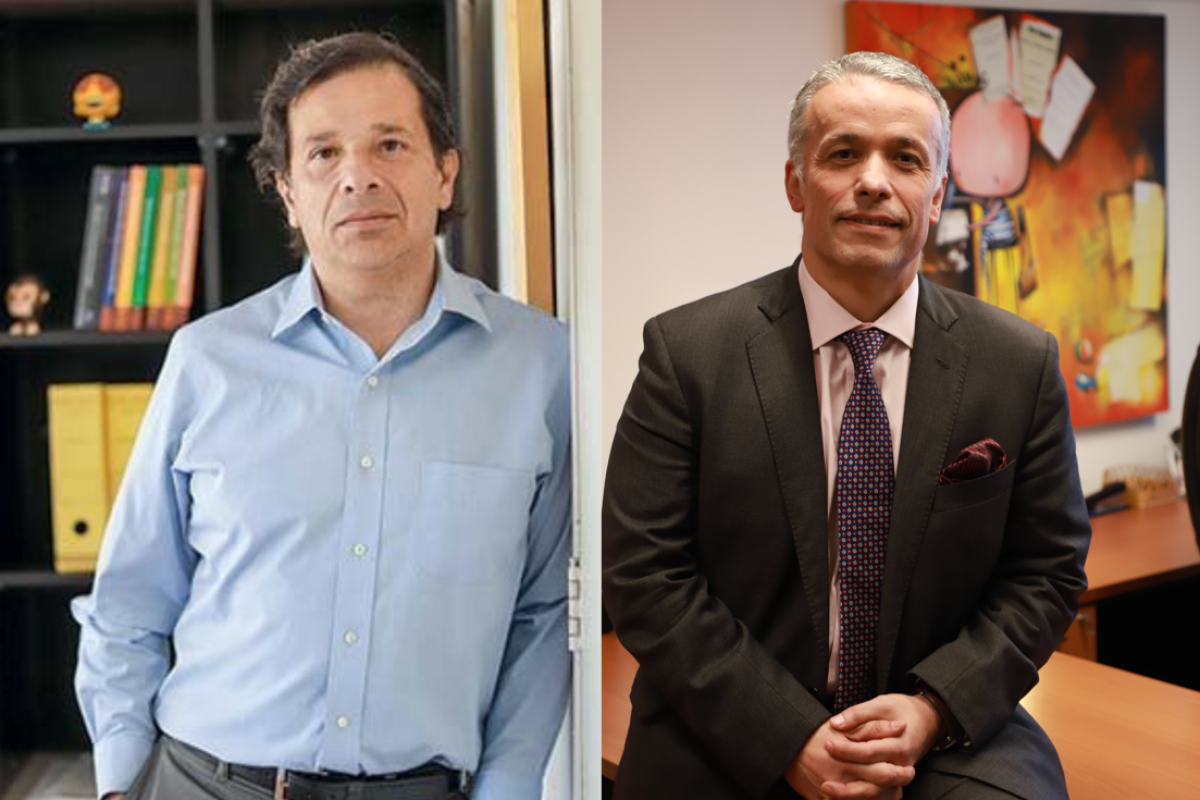 <p>Los tres candidatos: Dante Contreras, Oscar Landerretche y Alejandro Micco. Estos dos últimos pasaron a la segunda vuelta. Fotos: Julio Castro</p>