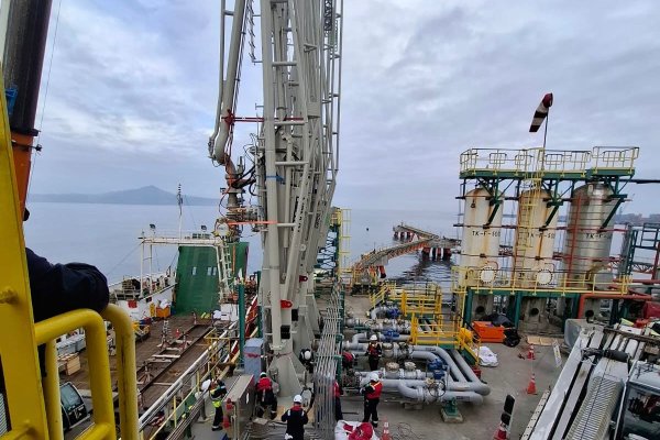 ENAP moderniza infraestructura en Terminal Marítimo San Vicente para asegurar el suministro de combustibles
