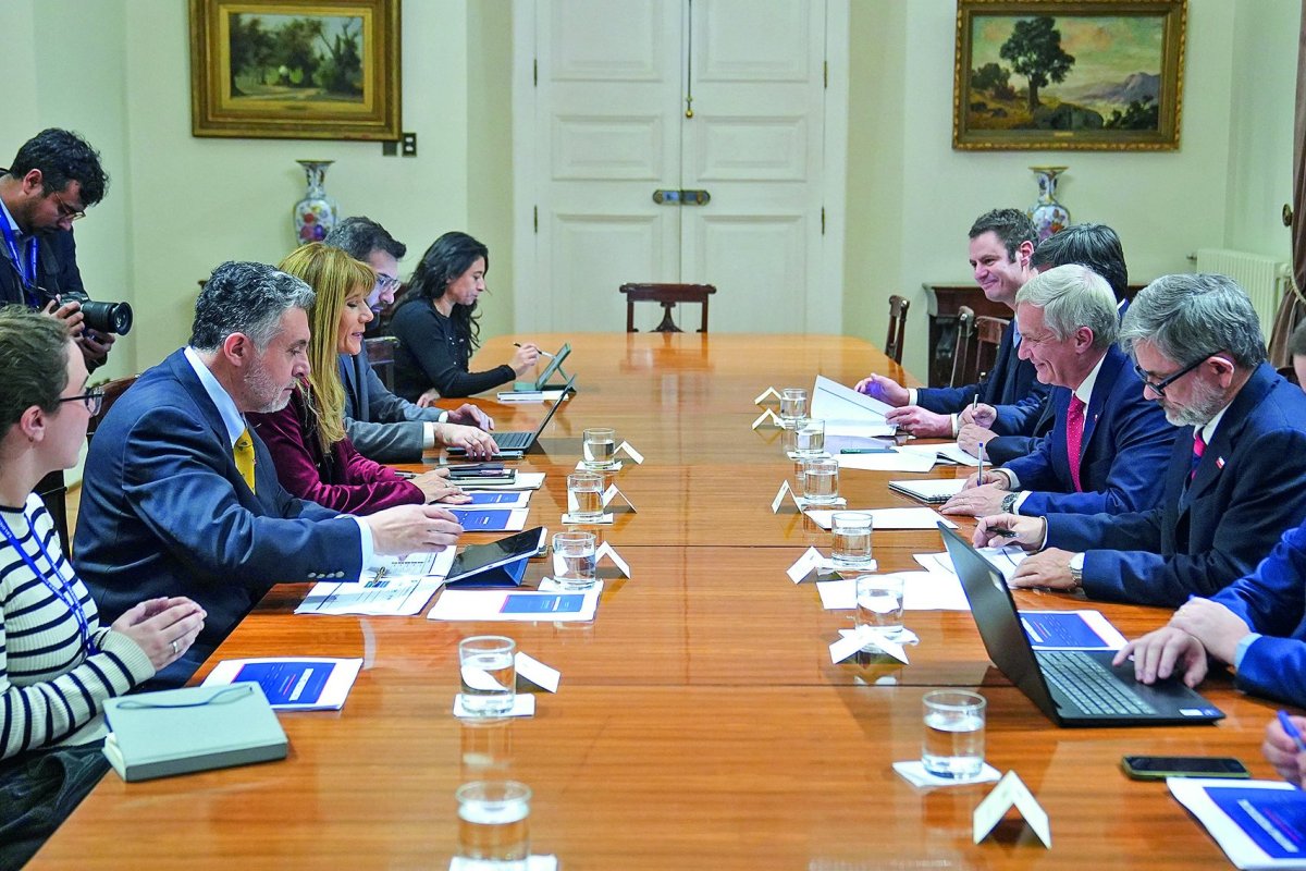 <p>La ministra de Energía se reunió en La Moneda con el Presidente de la República. Foto: Presidencia.</p>