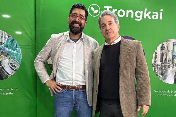 <p>José Cuevas y Jaime Echeverría, socios de Trongkai.</p>