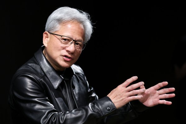 <p>Jensen Huang, CEO de Nvidia, utilizó la carta para debutar en X. Foto: Bloomberg</p>