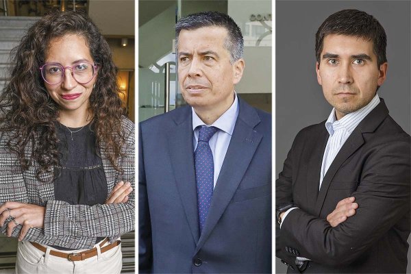 <p>Gael Yeomans, diputada FA; Andrés Celis, diputado RN y Juan Pablo González, abogado de AZ.</p>